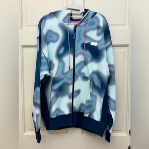 Nike Naomi Osaka Full Zip French Terry Hoodie Mens M Blue MSRP $ 120 DQ8466-474